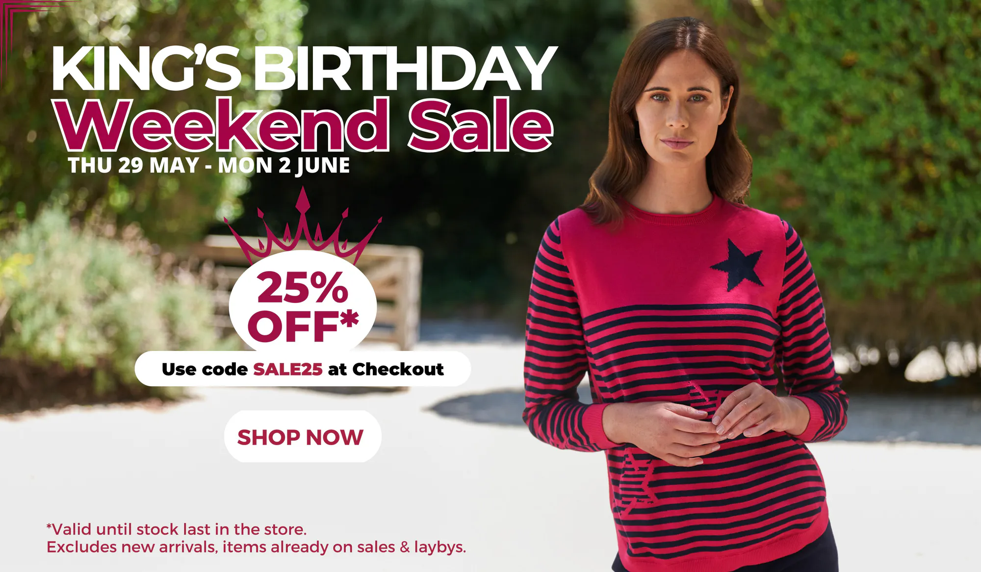 Kings Birthday Sale, Winter Sale, Dress, Coat, Jacket, Pants, Sweater, Trousers, Jumpers on Sale at Beetees Nelson. Sale25, Sale at Beetees