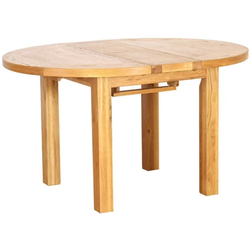 Besp-Oak Round Extension Dining Table