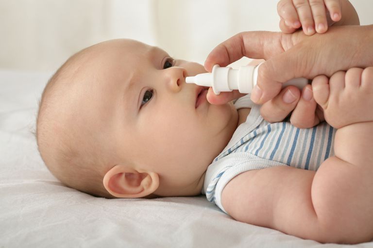For children too young to blow their own noses effectively, use a nasal aspirator to suck out mucous.