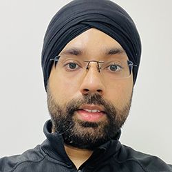Asees Singh, physiotherapist working in Chilliwack, BC.