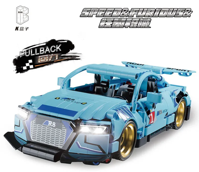 Discover the Pullback Mechanism Building Block Set from BrixBros-Store! With a special pullback motor, less than 1000 pieces, and high-quality construction this toy offers endless fun for kids aged 6