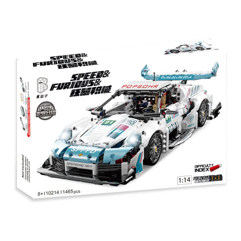 Discover the perfect blend of luxury and creativity with our stunning Porsche replica made entirely out of building blocks. This meticulously crafted model showcases the iconic design of a Porsche