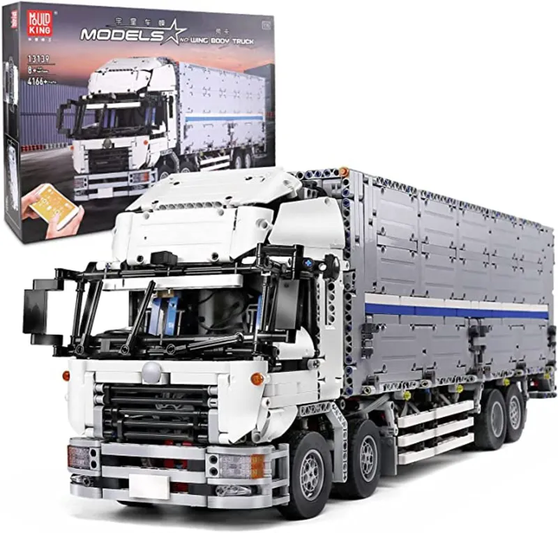 Discover the ultimate wing body truck made of building blocks, a Japanese masterpiece. MouldKing Mould King 13139