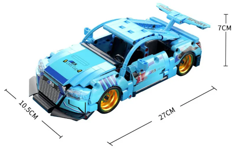 Discover the Pullback Mechanism Building Block Set from BrixBros-Store! With a special pullback motor, less than 1000 pieces, and high-quality construction this toy offers endless fun for kids aged 6