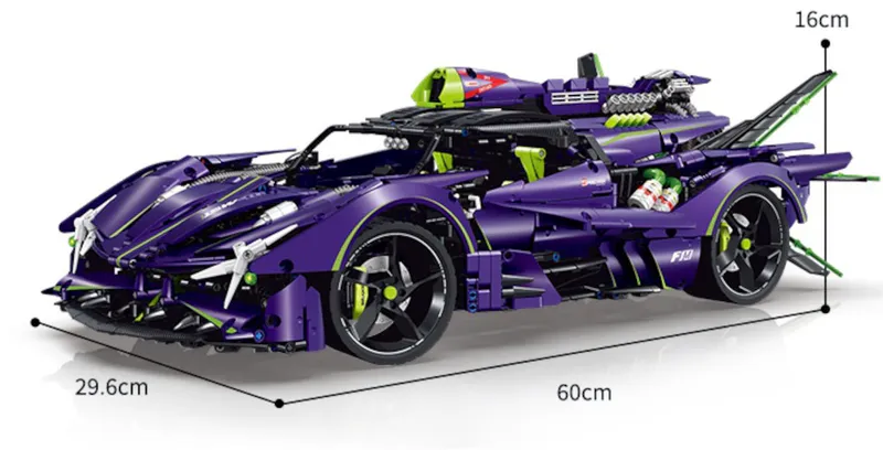 Purple, reactor, 10614, lego, turbine, plastic, toy, amazing, massive, satisfying, aggressive, ABS, construction, 1:8, racecar, racing, muscle, car, vehicle, black, rock, gift, present, xmas