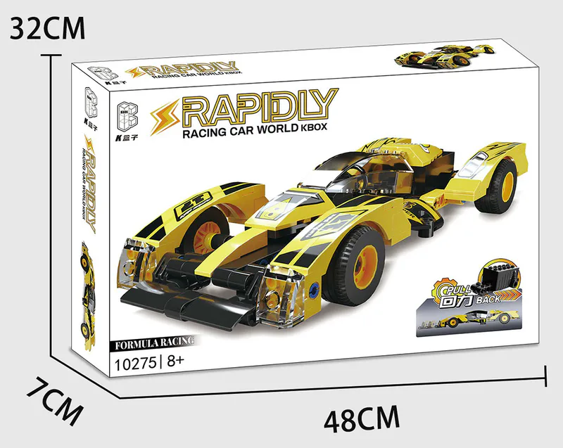 Discover the new pullback motor car on sale at BrixBros Store! Experience incredible speed and precision with model 10275. Perfect for racing enthusiasts.