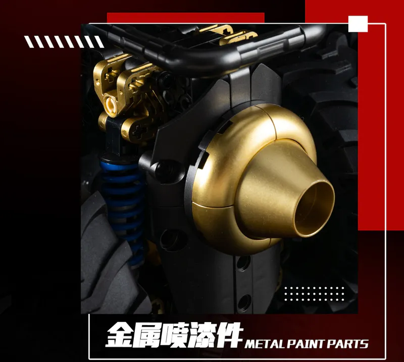 Step into the world of Gotham City with our incredible Batmobile replica made entirely out of building blocks. This stunning model captures the essence of the legendary Batmobile with its sleek design