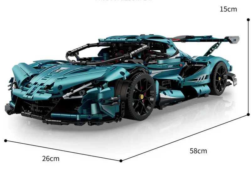 ABOL IE by Guly Code 10612 is an exclusive, high-quality collectible now available on brixbros-store.com. 1:8, racecar, building blocks, lego, amazing, satisfying, lesmans, nascar, fantastic