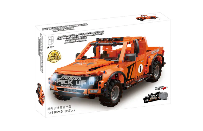 Discover the Pullback Mechanism Building Block Set from BrixBros-Store! With a special pullback motor, less than 1000 pieces, and high-quality construction this toy offers endless fun for kids aged 6