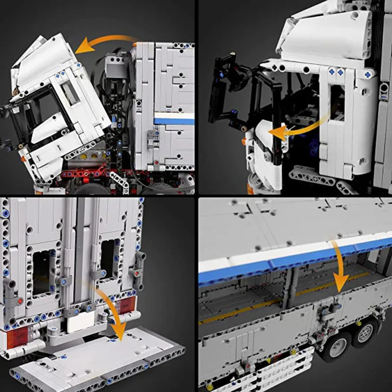 Discover the ultimate wing body truck made of building blocks, a Japanese masterpiece. MouldKing Mould King 13139