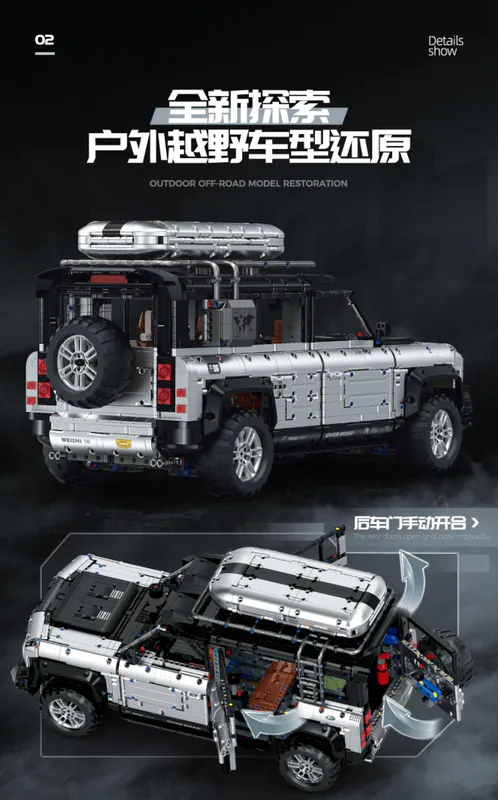 Discover the Ultimate Weishi 110i Set at BrixBros-Store.com: Unleash Your Creativity with 5268 Pieces of British SUV Car 10620