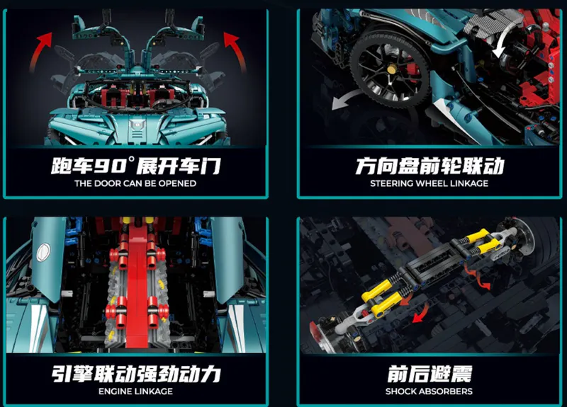 ABOL IE by Guly Code 10612 is an exclusive, high-quality collectible now available on brixbros-store.com. 1:8, racecar, building blocks, lego, amazing, satisfying, lesmans, nascar, fantastic