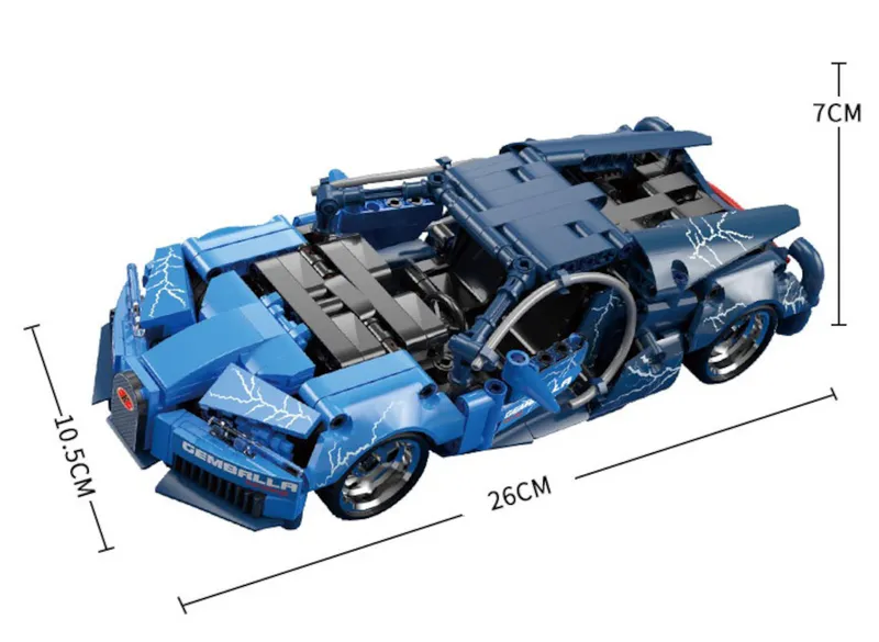 Discover the Pullback Mechanism Building Block Set from BrixBros-Store! With a special pullback motor, less than 1000 pieces, and high-quality construction this toy offers endless fun for kids aged 6