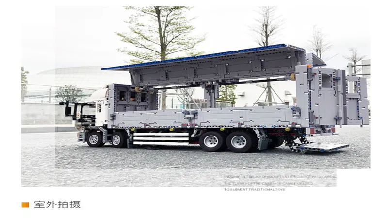 Discover the ultimate wing body truck made of building blocks, a Japanese masterpiece. MouldKing Mould King 13139