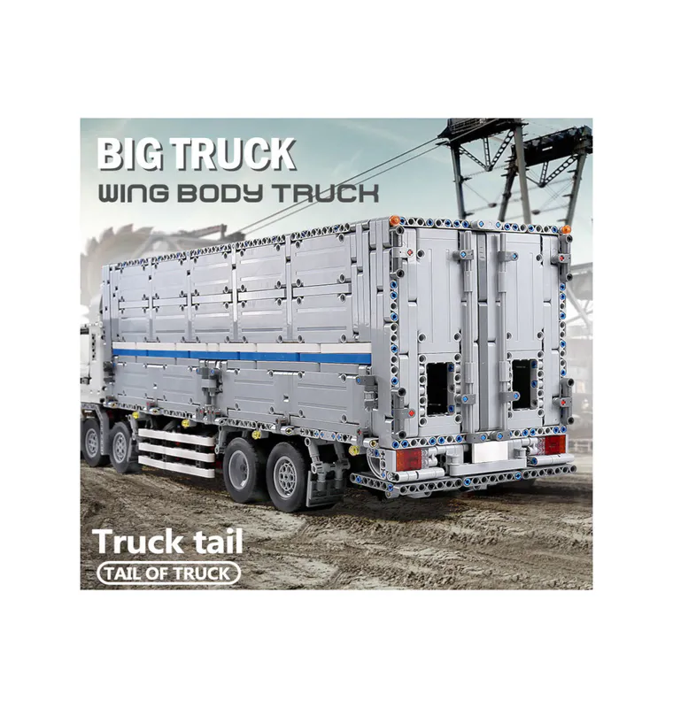 Discover the ultimate wing body truck made of building blocks, a Japanese masterpiece. MouldKing Mould King 13139