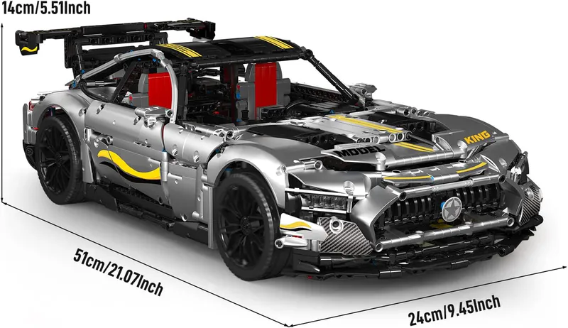 Mould King 13126 Building Blocks Set, a must-have for construction toy enthusiasts! interlocking pieces that inspire lego, mercedes, benz, gran tourismo, rc, remote control, satisfying