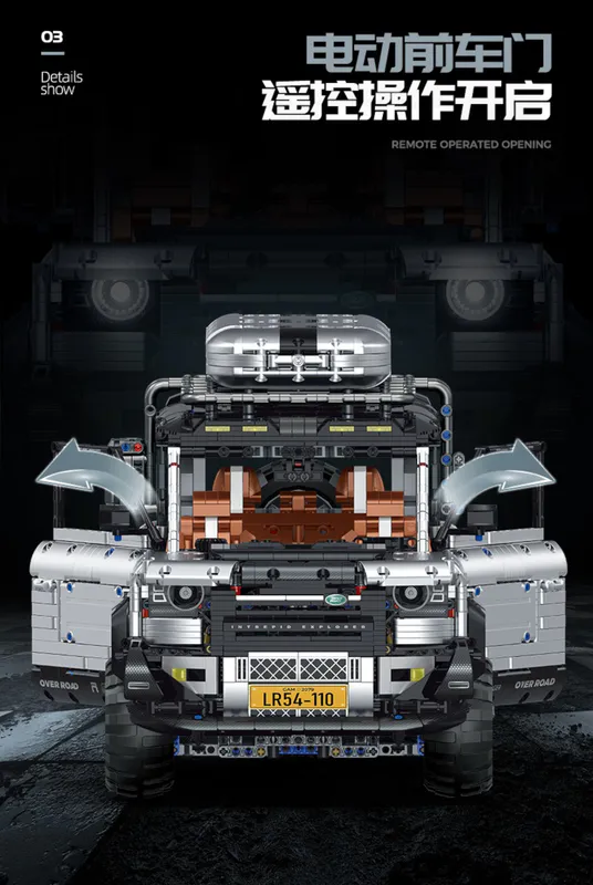 Discover the Ultimate Weishi 110i Set at BrixBros-Store.com: Unleash Your Creativity with 5268 Pieces of British SUV Car 10620