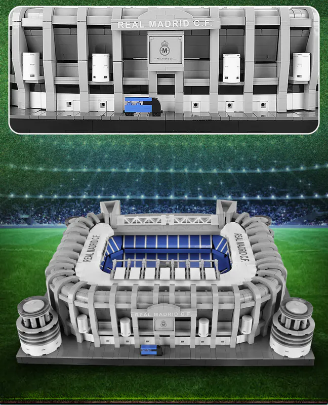 The iconic Bernabeu Stadium, home to the legendary Real Madrid football club, is a must-visit destination for sports fans worldwide. Soak in the electric atmosphere and Mould King 22026