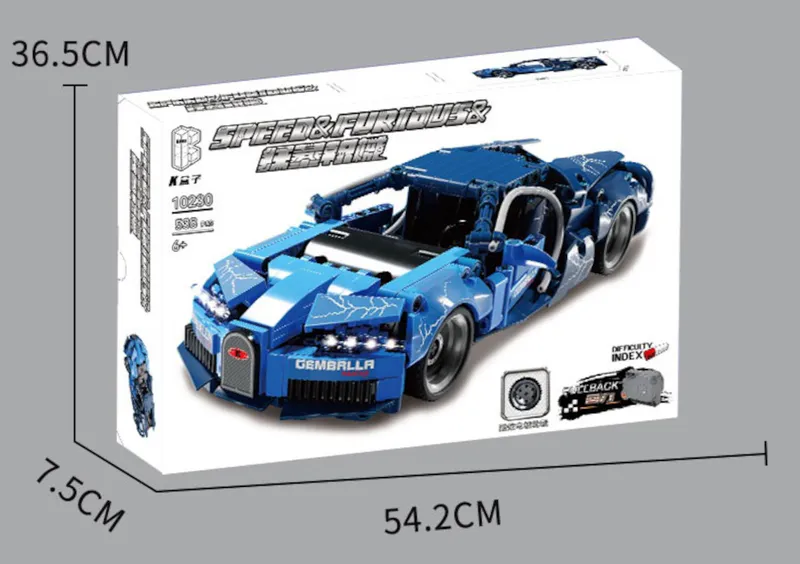 Discover the Pullback Mechanism Building Block Set from BrixBros-Store! With a special pullback motor, less than 1000 pieces, and high-quality construction this toy offers endless fun for kids aged 6