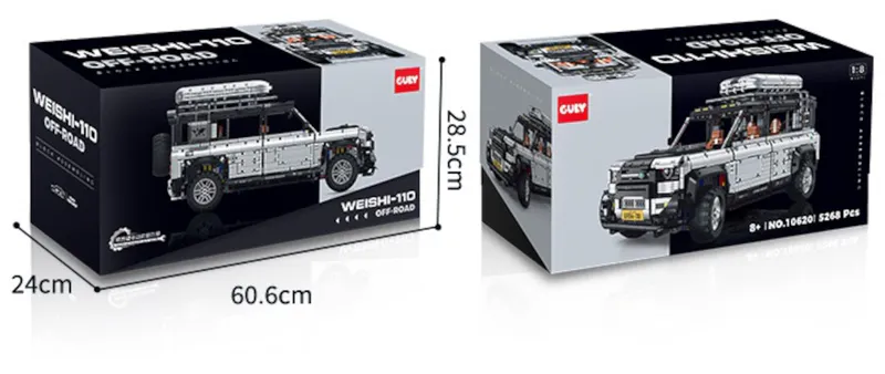 Discover the Ultimate Weishi 110i Set at BrixBros-Store.com: Unleash Your Creativity with 5268 Pieces of British SUV Car 10620