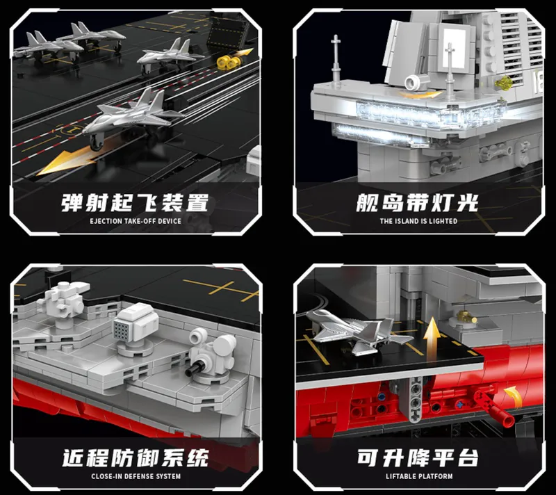 AircraftCarrier, building, blocks, code, 20313 , GULY, 7018, pieces, toy, model, construction, DIY, kit, lego, replica, massive, assembly, creative, educational, engineering, boat, navy, carrier