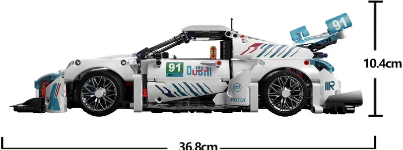 Discover the perfect blend of luxury and creativity with our stunning Porsche replica made entirely out of building blocks. This meticulously crafted model showcases the iconic design of a Porsche