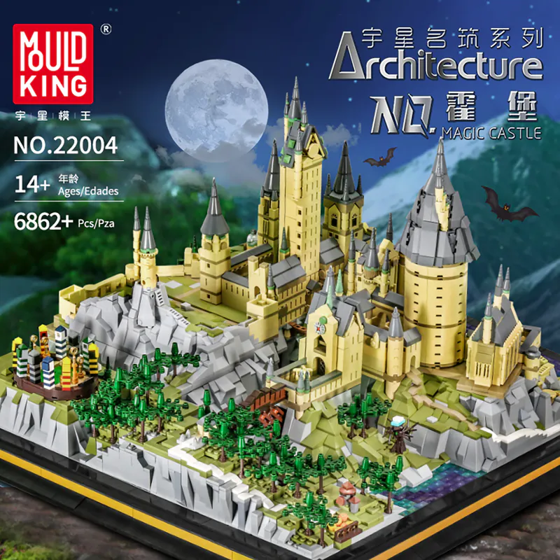 Mould King, 22004, Technic, beutiful, Robot, Magic Castle, Detailed, massive, 6862 pieces, Advanced, Castle, Construction, Building Toy, STEM, Educational, Collectible, Display Magic