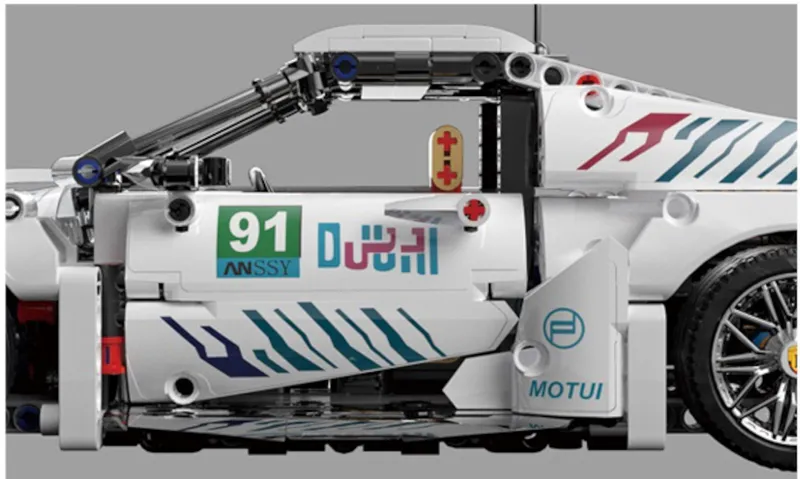 Discover the perfect blend of luxury and creativity with our stunning Porsche replica made entirely out of building blocks. This meticulously crafted model showcases the iconic design of a Porsche