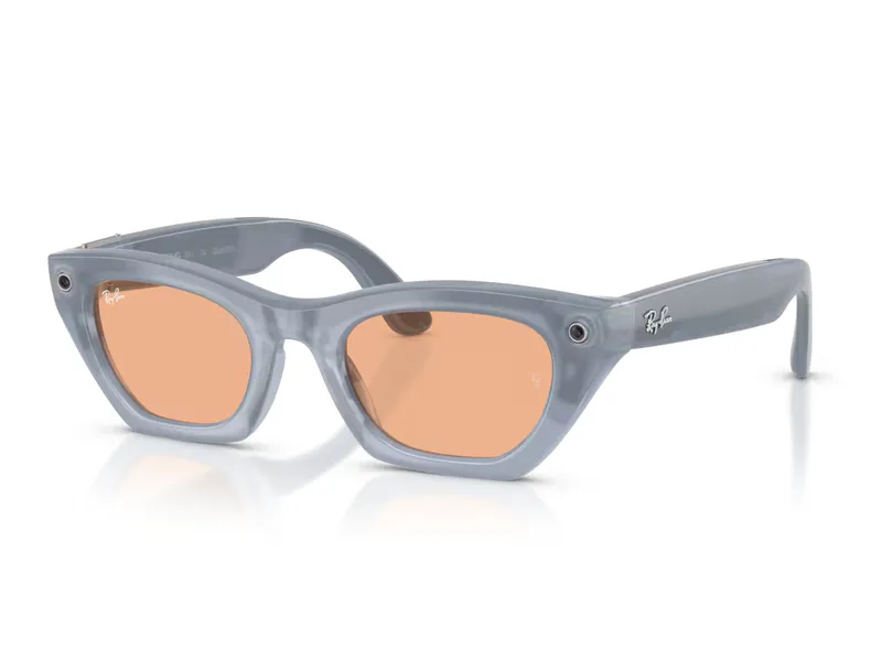 691410 Milky Grey Lilac Frame + Copper Transitions Lens