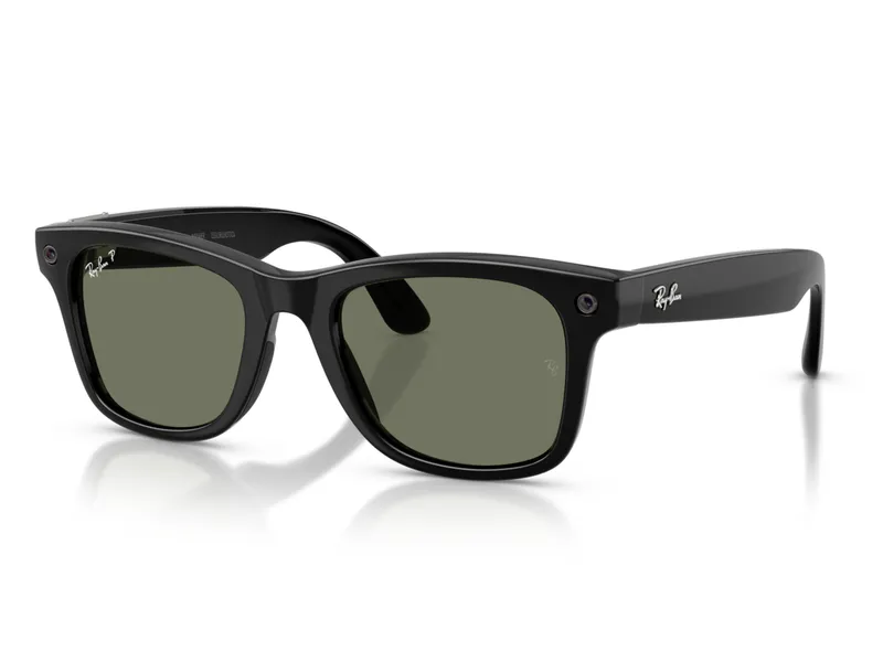 Wayfarer Black Frame + Polarized G15 Lens