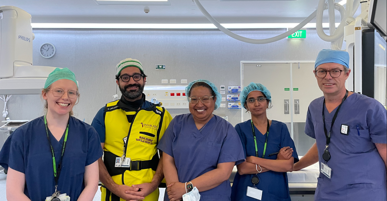 Our Clinical Trials NZ vascular team has been conducting Prevision study with PI Dr Manar Khashram.