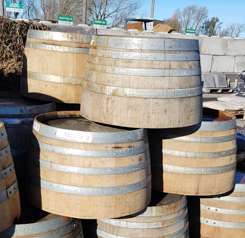 wine barrels