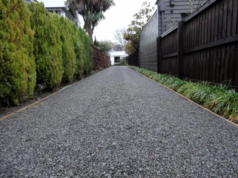 natural paver driveway