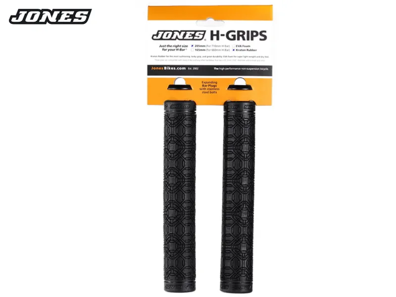 Jones Kraton H-Grip Black Packaged