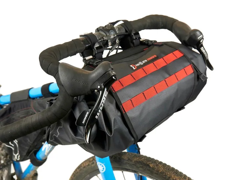 Revelate Designs Sweetroll installed on drop bars