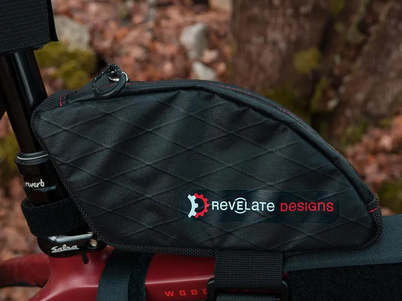 Revelate Designs Jerrycan Bent installed.