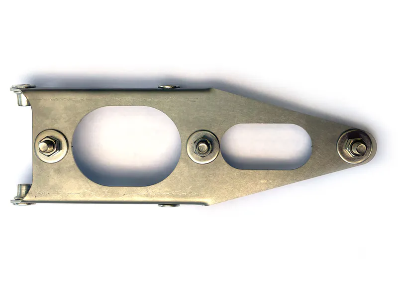 90 degree double bottle cage adaptor (updated with wider base)