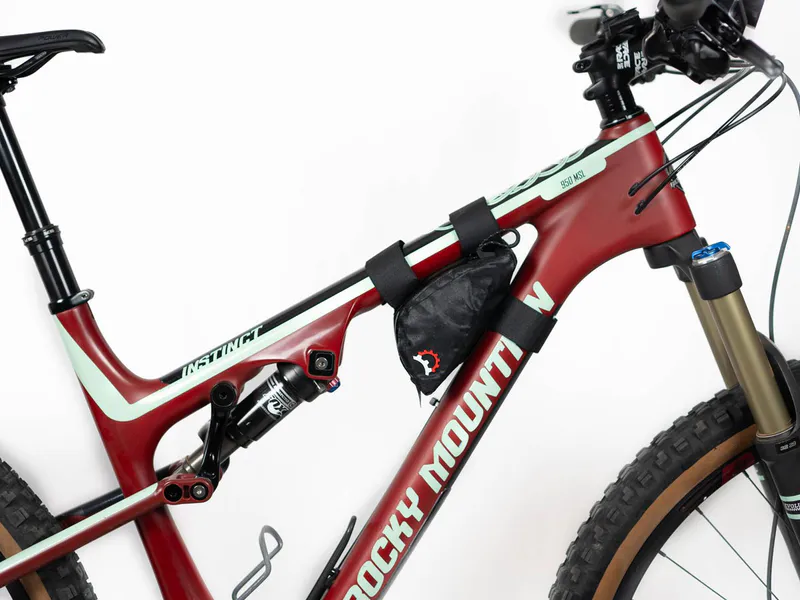 Revelate Designs Cranny micro frame bag installed