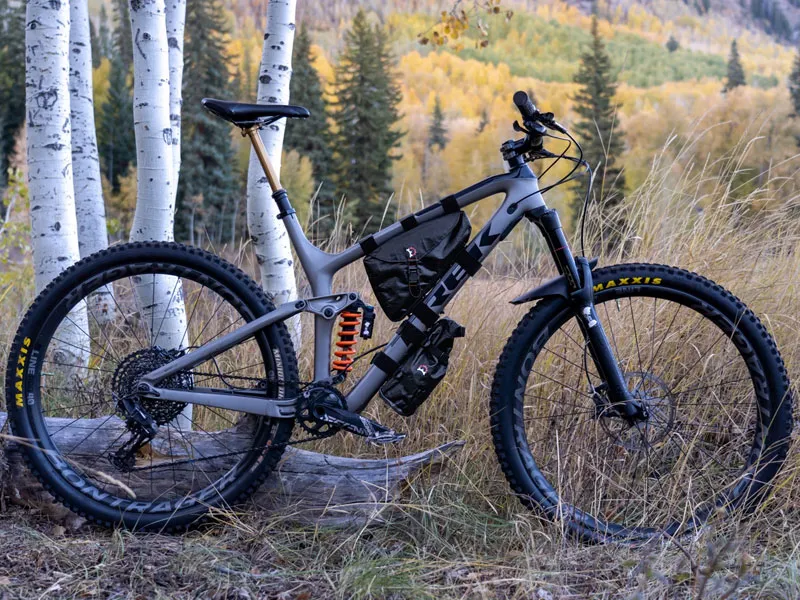 Revelate Designs Hopper frame bag and Joey downtube bag