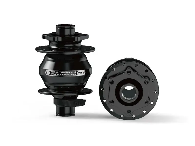 SP Dynamo PD-6 28h Black (QR15 - 6 Bolt Disc) - Supersedes PD-8