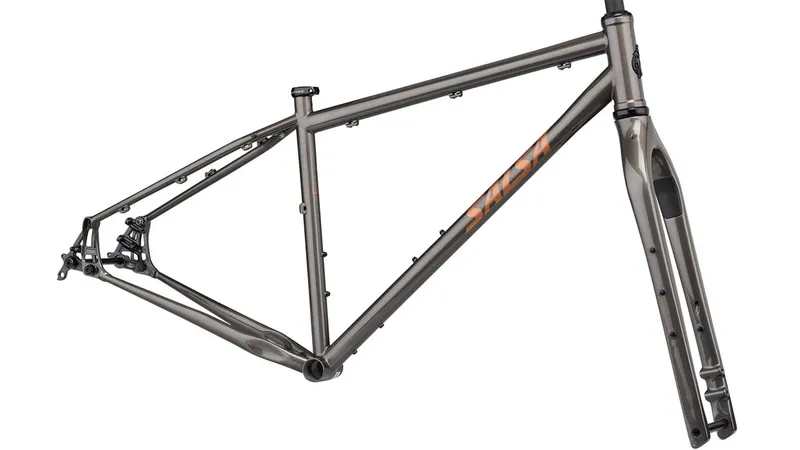 Salsa Fargo steel frameset - Graphite - limited size availability, contact us for details