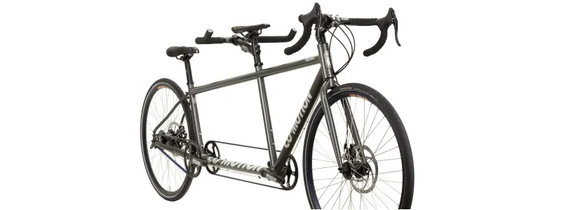 Co-Motion Speedster Rohloff in Pewter Grey - Bright Silver Team Logos