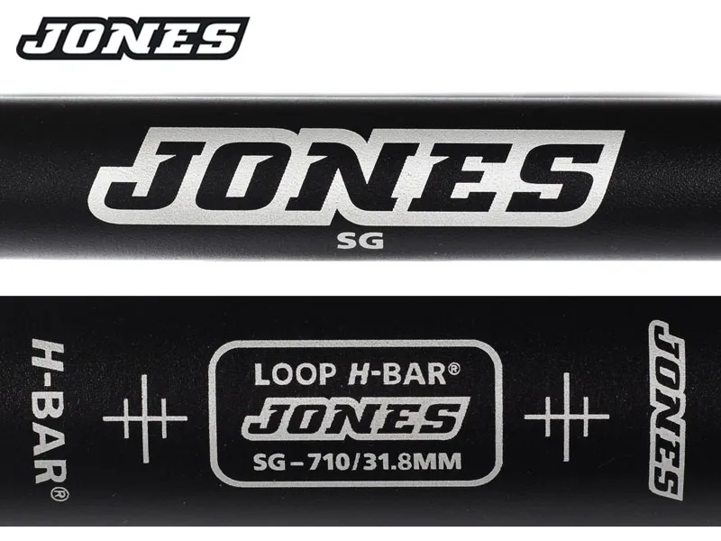 Jones SG Loop H-Bar 710mm Black - bar graphics