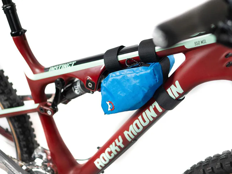 Revelate Designs Nook mini frame bag installed