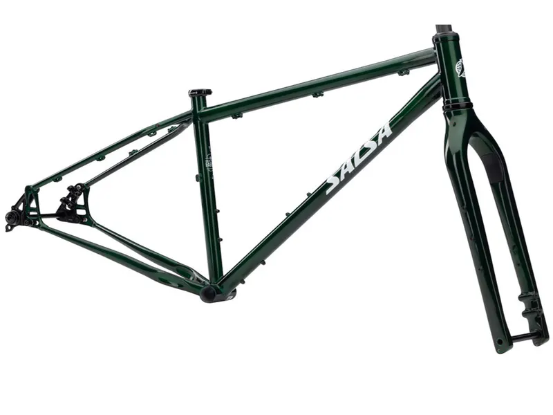 Salsa Fargo steel frameset - Peat Moss