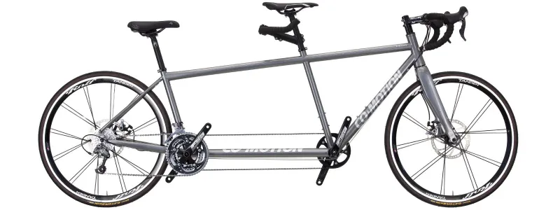 Co-Motion Carrera Shown in Pewter Gray w Bright Silver Logos