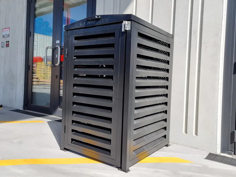 Rubbish bin cover, EasyScreen Wheelie bin cover, storage solution for your unsightly wheelie bin / Rubbish bin.