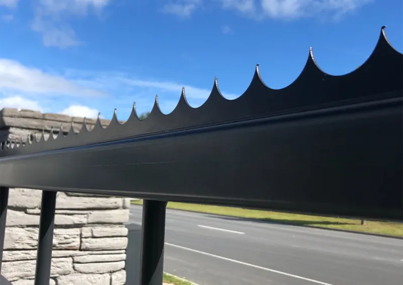 Security capping to be fitted to gate