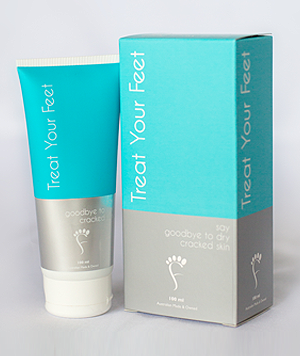 Treat your feel foot care cream available at Elliott Skin & Beauty Therapy Nelson