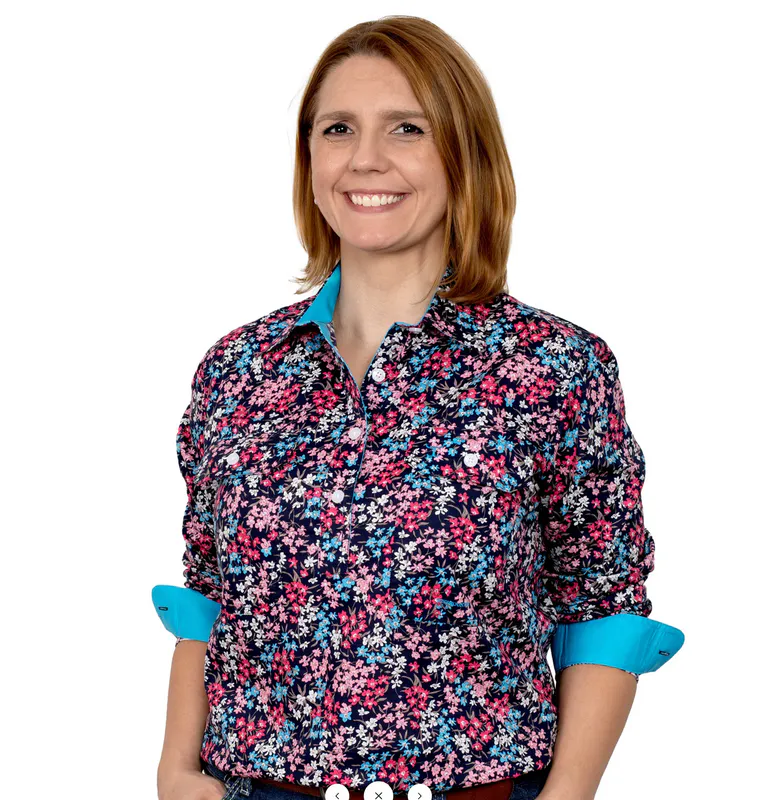 Navy Floral